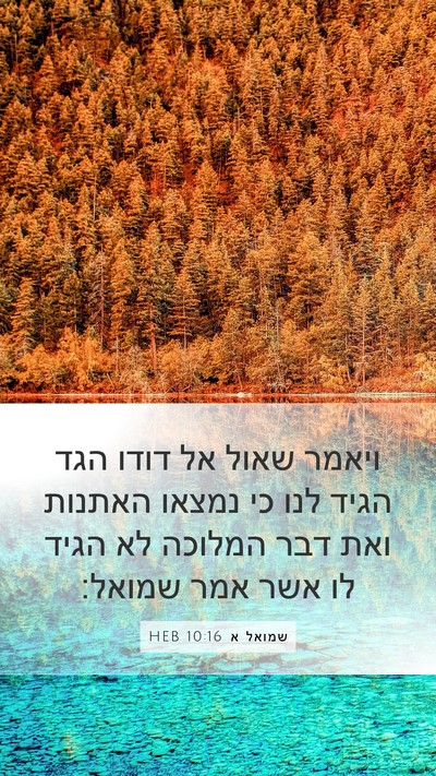 שמואל א 10:16 HEB Bible Verse Image