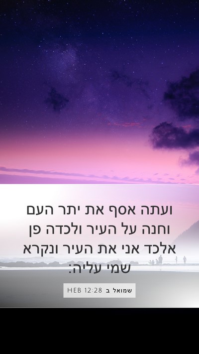 שמואל ב 12:28 HEB Bible Verse Image