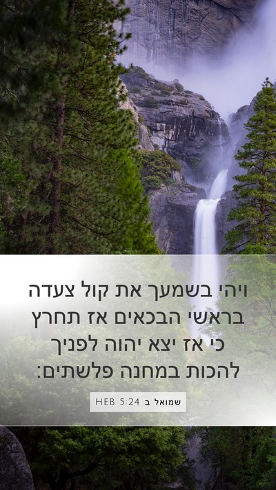 שמואל ב 5:24 HEB Bible Verse Image