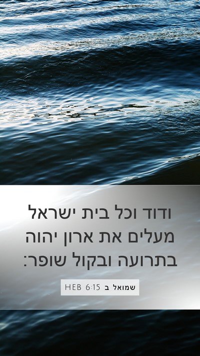 שמואל ב 6:15 HEB Bible Verse Image