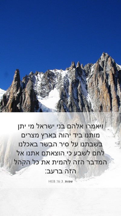 שמות 16:3 HEB Bible Verse Image
