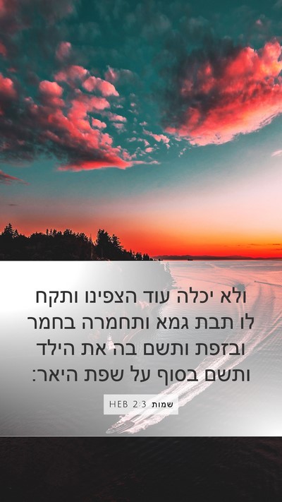 שמות 2:3 HEB Bible Verse Image