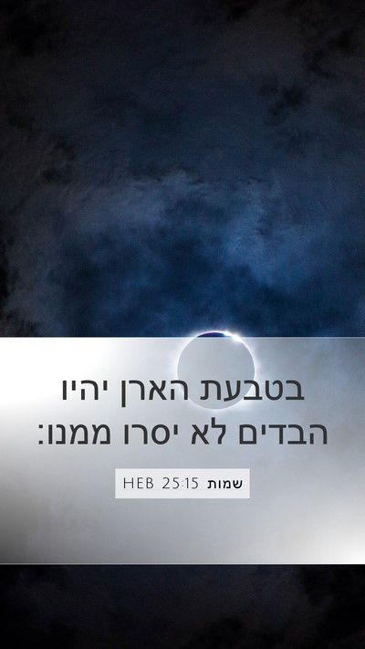 שמות 25:15 HEB Mobile Phone Wallpaper - בטבעת הארן יהיו הבדים לא - Mobile Bible Verse Wallpaper