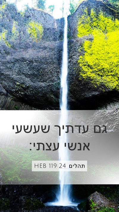תהלים 119:24 HEB Bible Verse Image