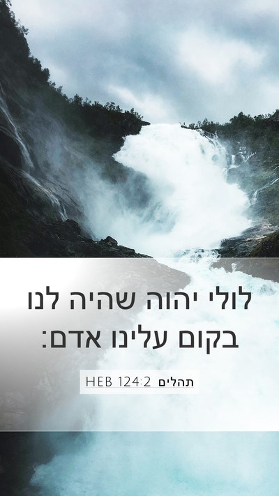תהלים 124:2 HEB Bible Verse Image