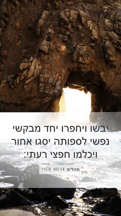 תהלים 40:14 HEB Bible Verse Image